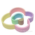 Silicone Rainbow Bridge Stacking Toys Blocy Blocs Edu